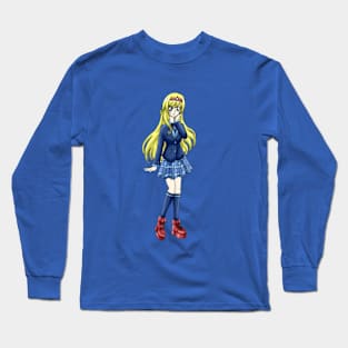 ANIME ELEGANT GIRL SCHOOL UNIFORM Long Sleeve T-Shirt